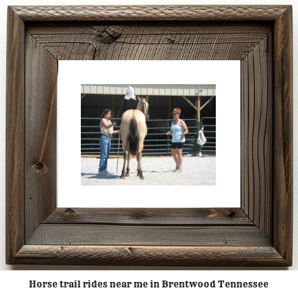 horse trail rides near me in Brentwood, Tennessee